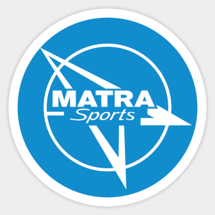 Vintage Matra Sports roundel - Matra blue Sticker